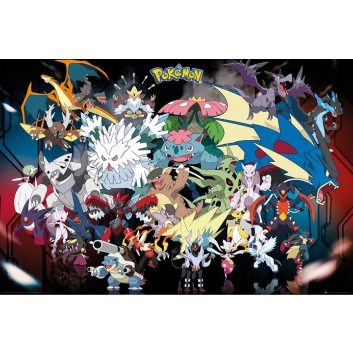 Poster Rainders Pokemon - mega 051