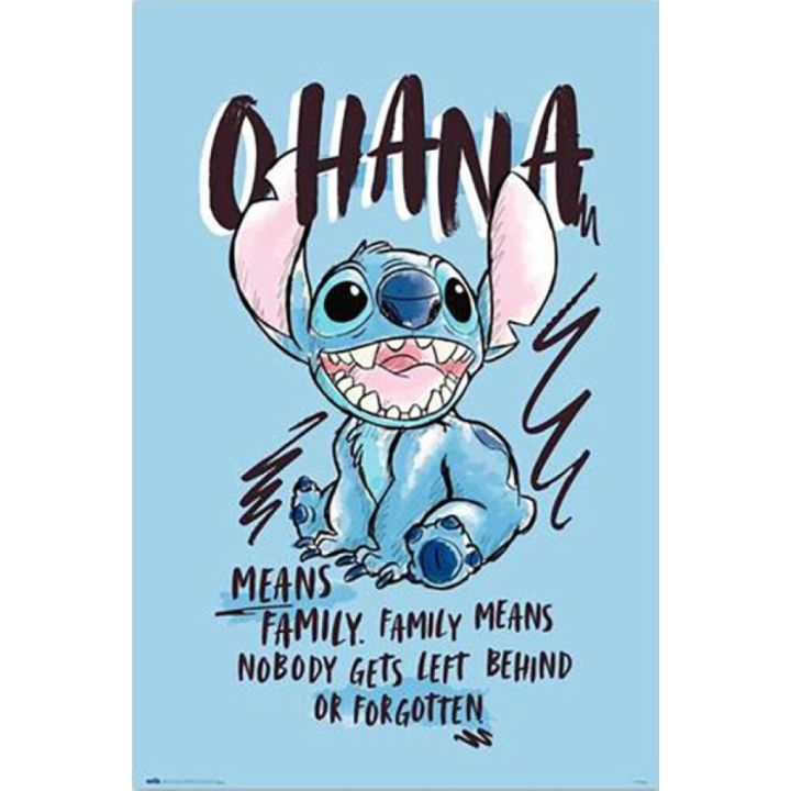 Poster Reinders Disney - Stitch Ohana 108