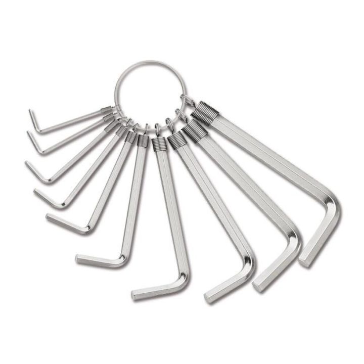 Kuuskantvõtmete komplekt 1,5 - 10 mm