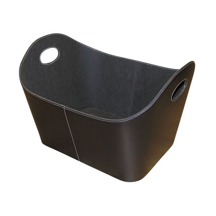 Küttepuude korv Lienbacher 55 x 35 x 40 cm must