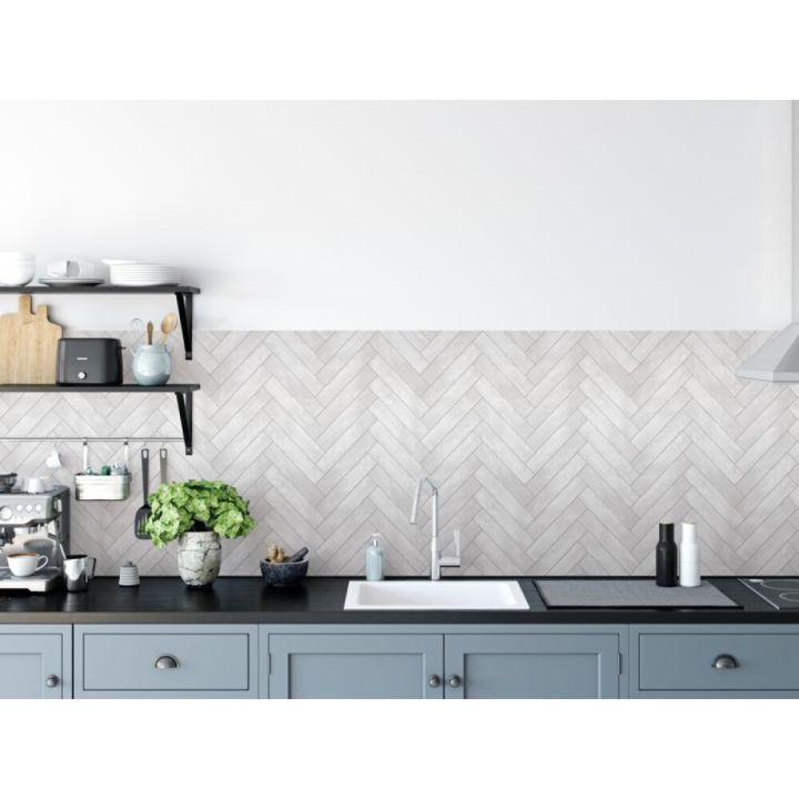 Niiskuskindel seinakate D-c-fix Natural Chevron 67,5 cm x 4 m, gray/lilla