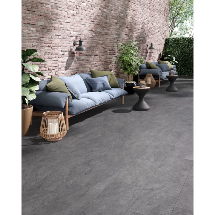 Seina-/põrandaplaat  Frassinoro Quartzite antratsiit 30 x 60,4 cm