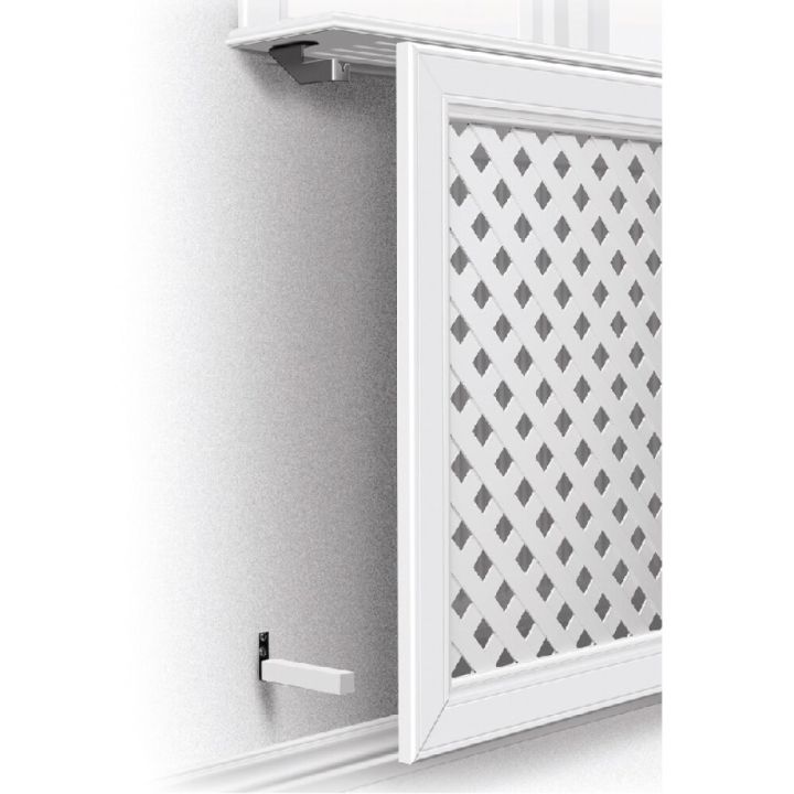 Radiaatori katte kinnituskomplekt Lundbergs valge