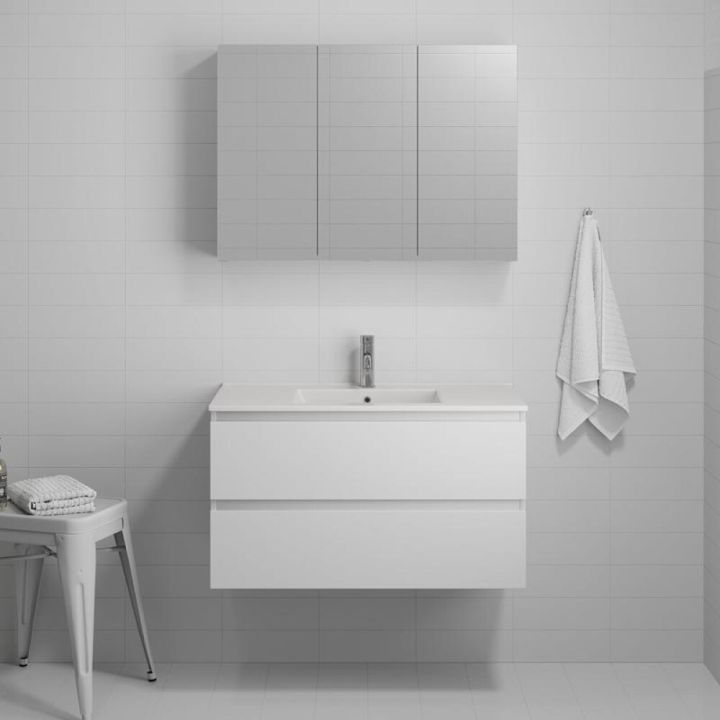 Valamukapp Riva Camden 90 cm valge