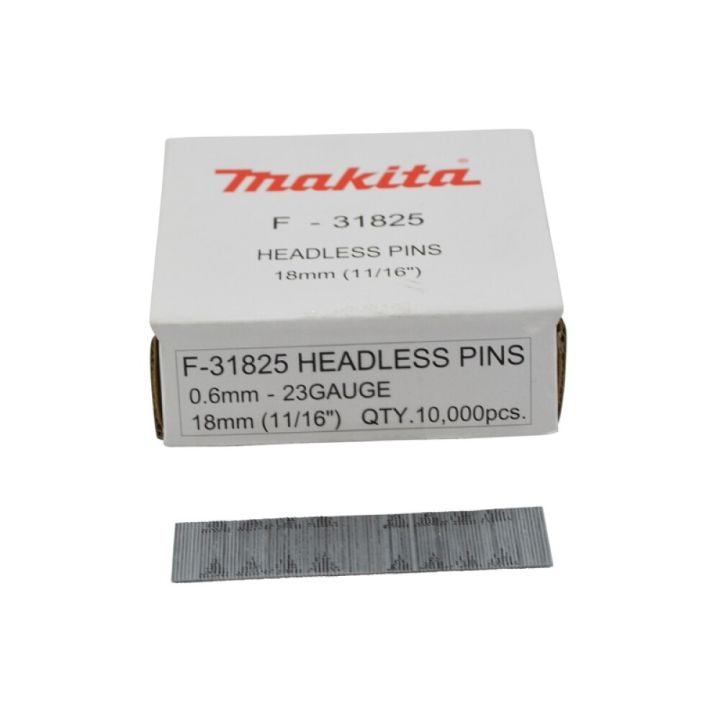PIN naelad Makita 0,6 x 30 mm 23ga teras 10000 tk