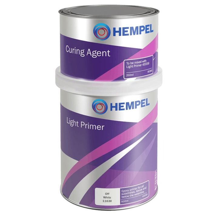 Epoksiidvärv Hempel Light Primer + kõvendi 11630 valge 2,25 l