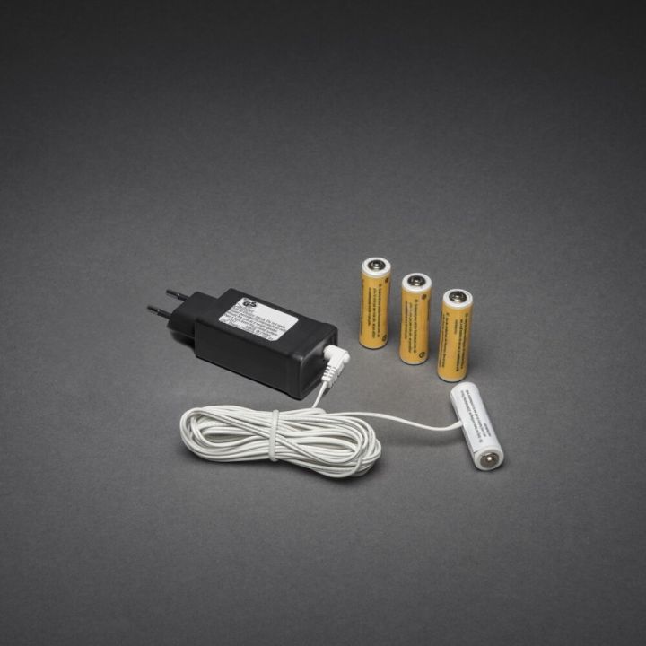 Patarei adapter Konstsmide 4 x LR6/AA 6 V