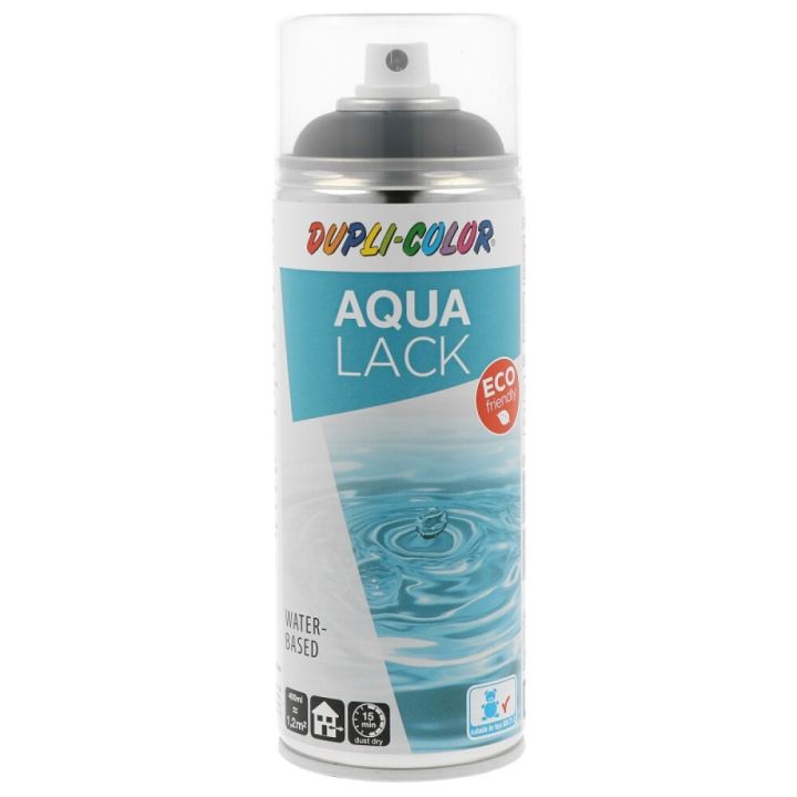 Aerosoolvärv Dupli-Color Aqua Eco+ 350 ml, sügav must