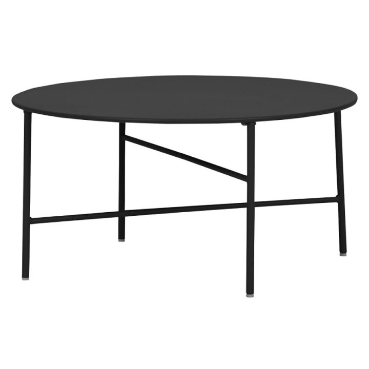 Diivanilaud Envy Ø 70 cm, must