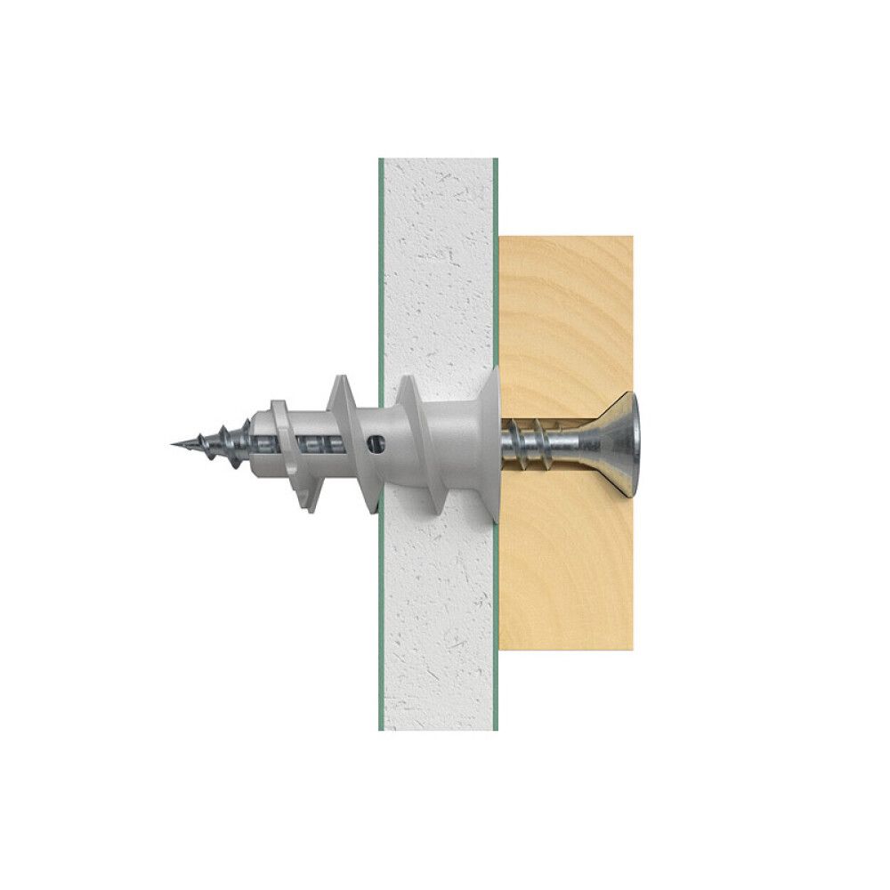 Kipsplaaditüübel + kruvi Fischer GKS