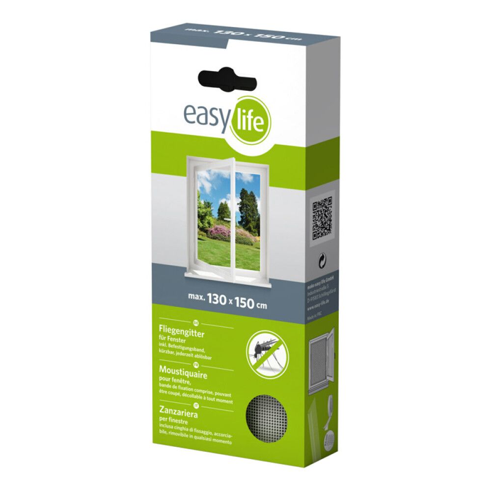 Putukavõrk aknale Easy Life Valge