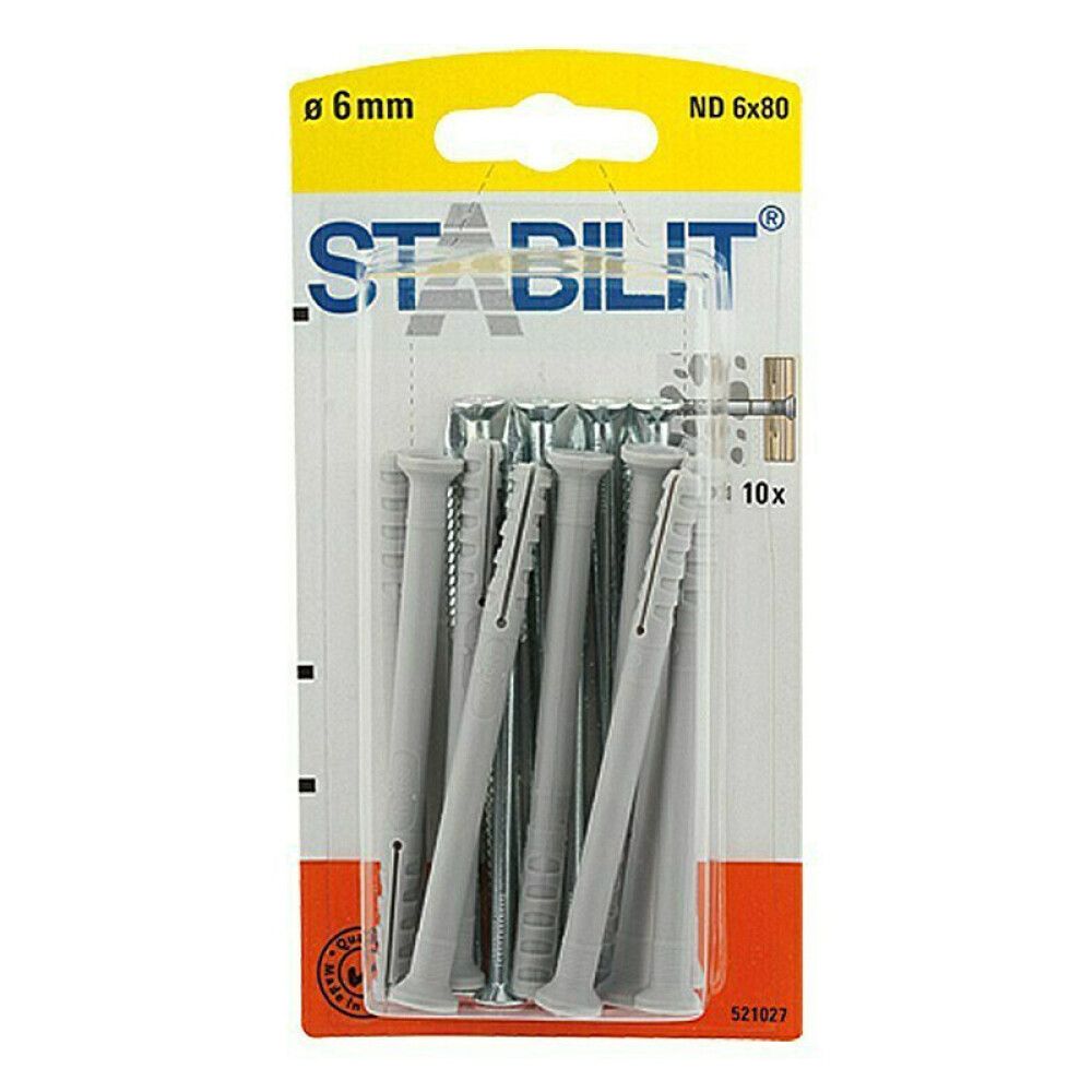 Naeltüübel 6 x 80 mm