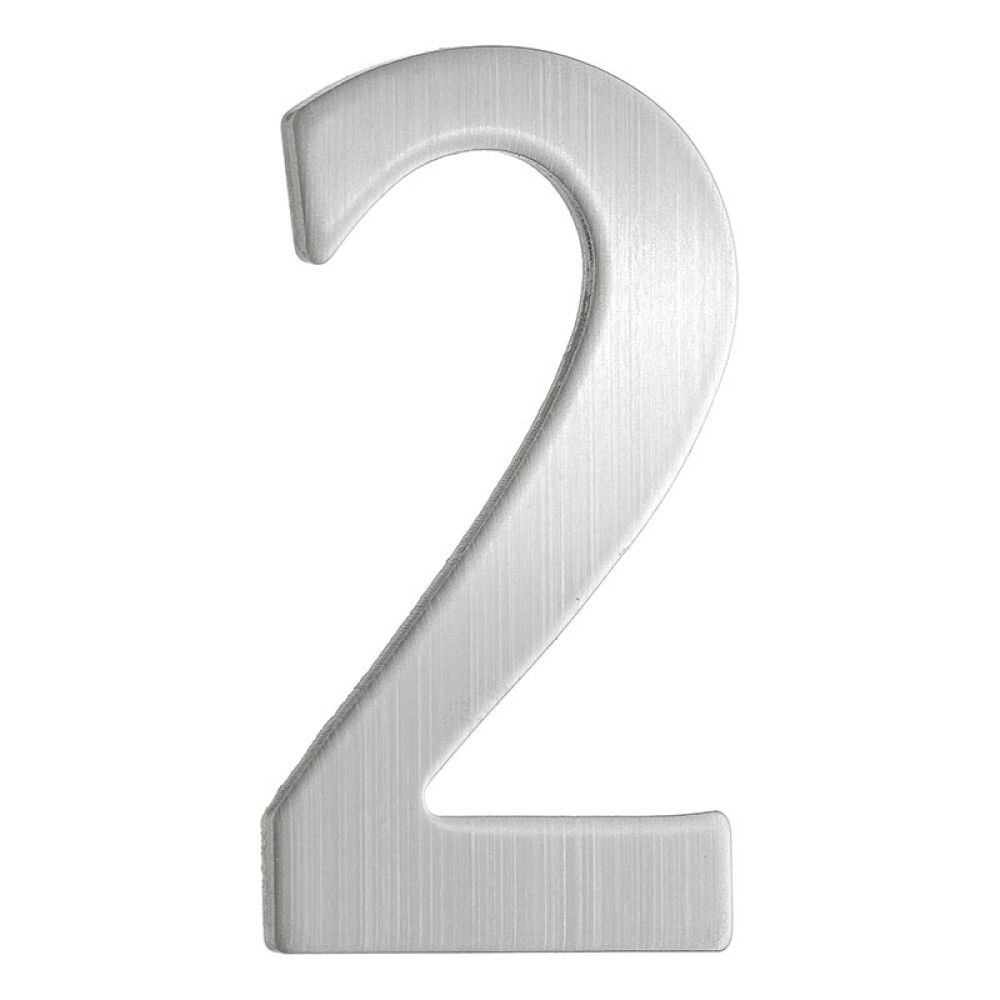 Postkasti number Beslagsboden 2 harjatud roostevaba teras