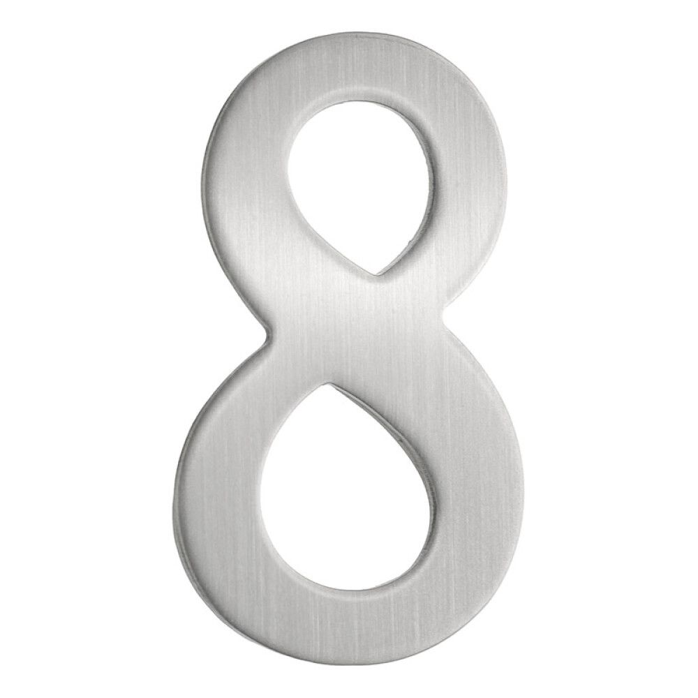 Postkasti number Beslagsboden 8 harjatud roostevaba teras