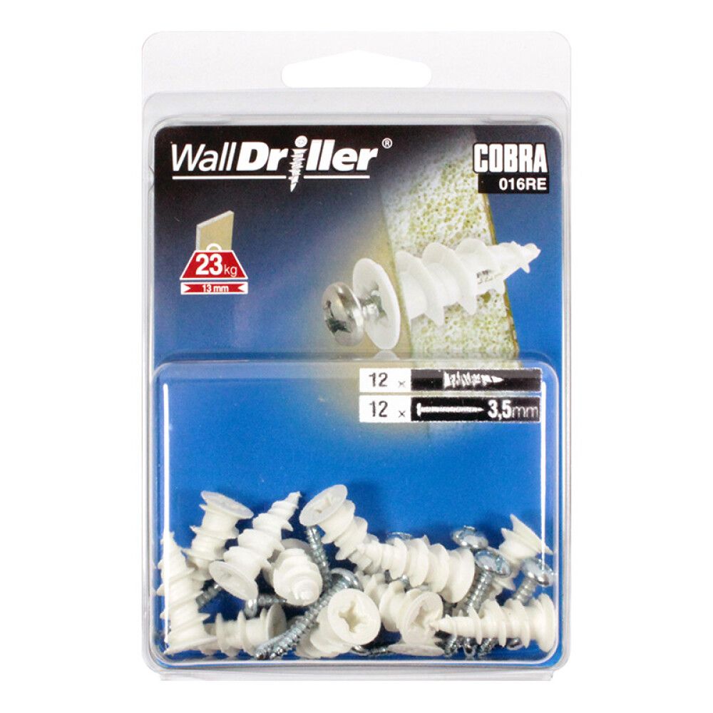 Kipsitüübel Nylon 3,5 mm 12 tk