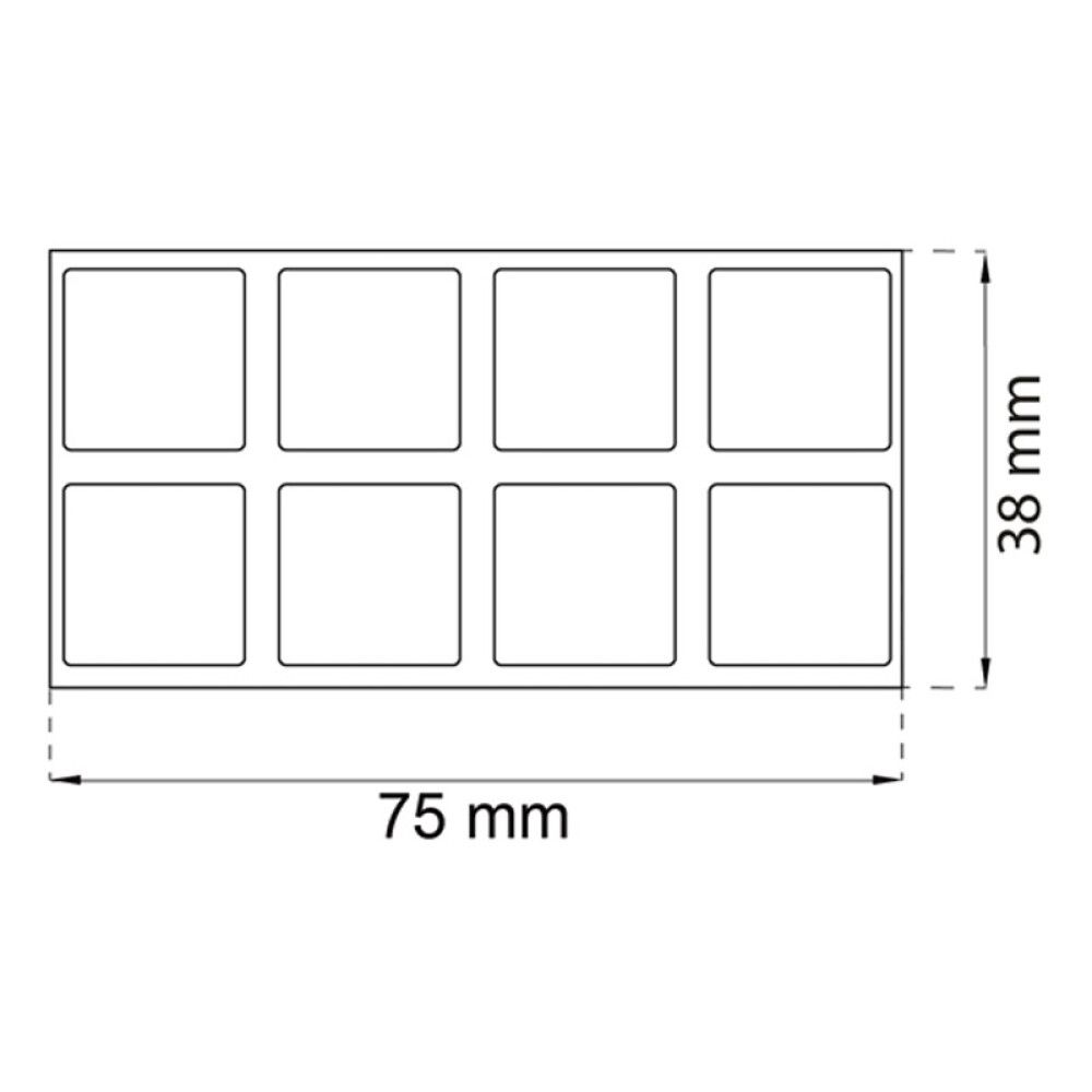 Uksestopper Habo 2090, 38 x 75 mm