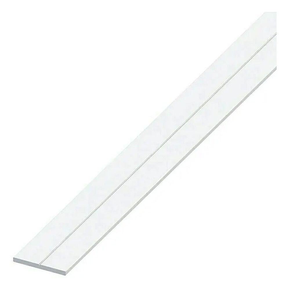 Latt plast valge 25 x 2 x 1000 mm