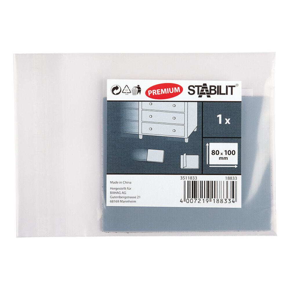 Liugplaat Stabilit Easy glider hall 80 x 100 mm