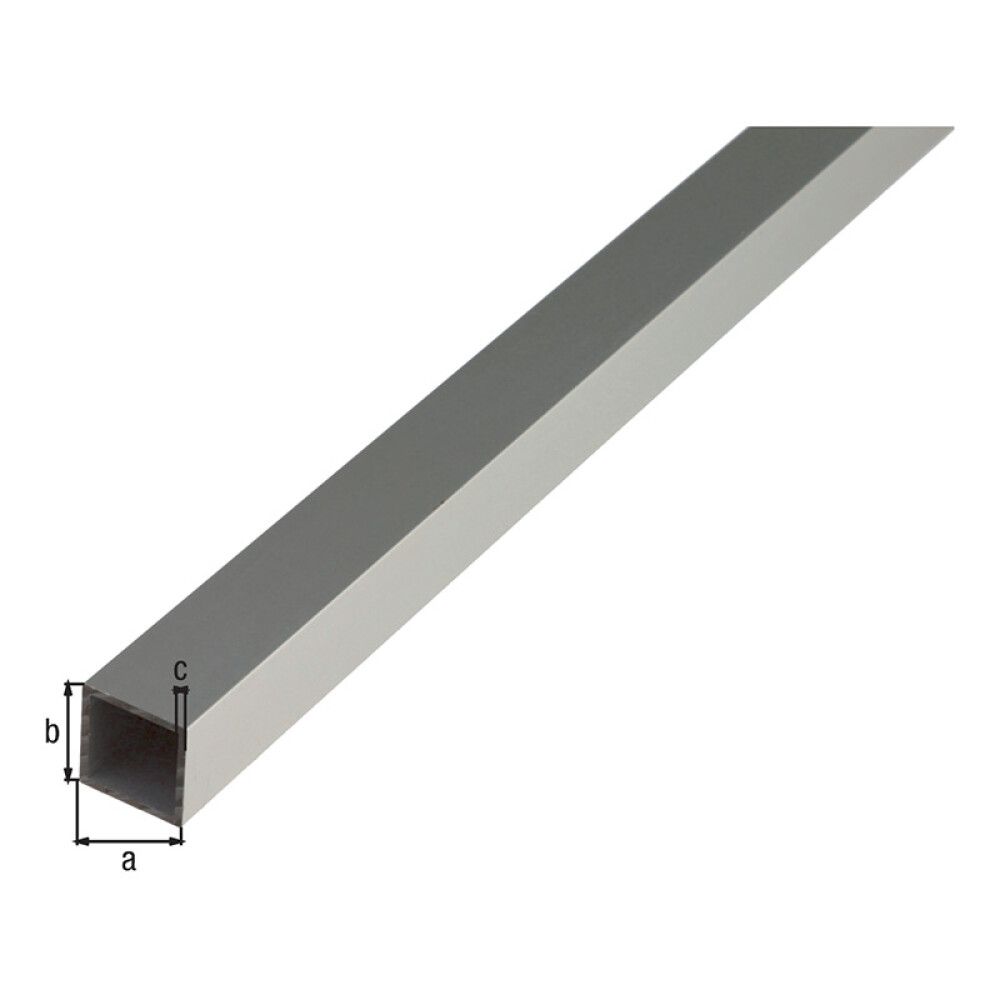 Nelikanttoru alumiinium 40 x 40 x 2000 mm