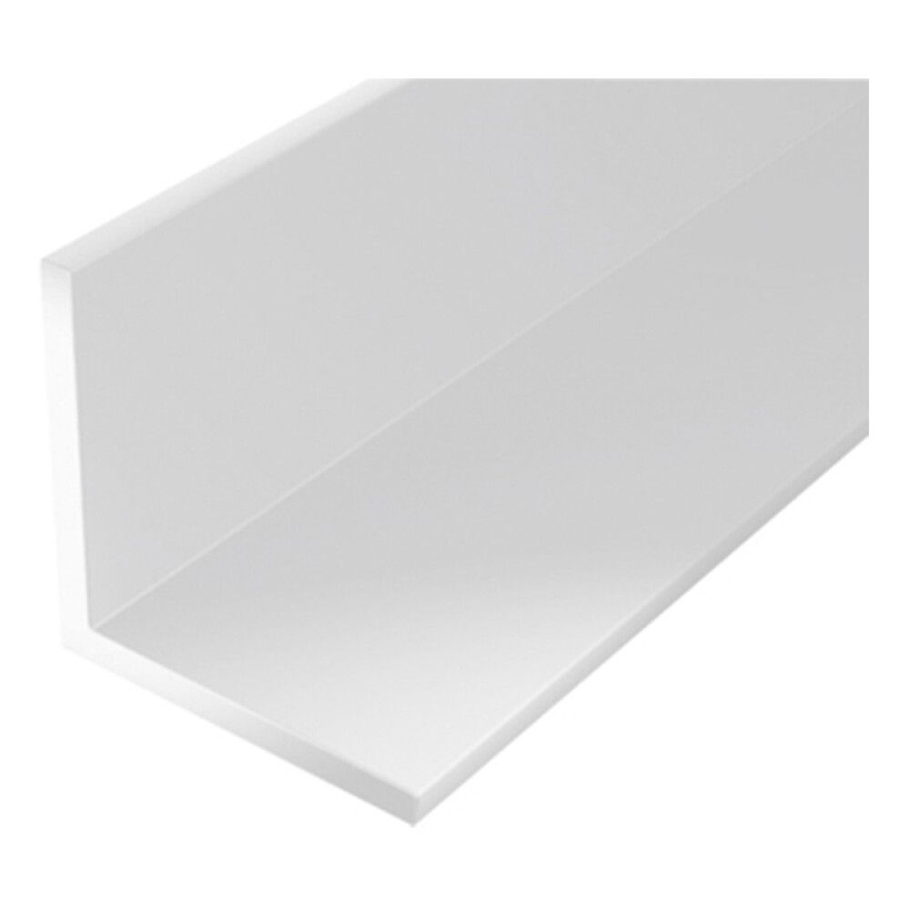Nurgaprofiil plast valge 25 x 25 x 2000 mm