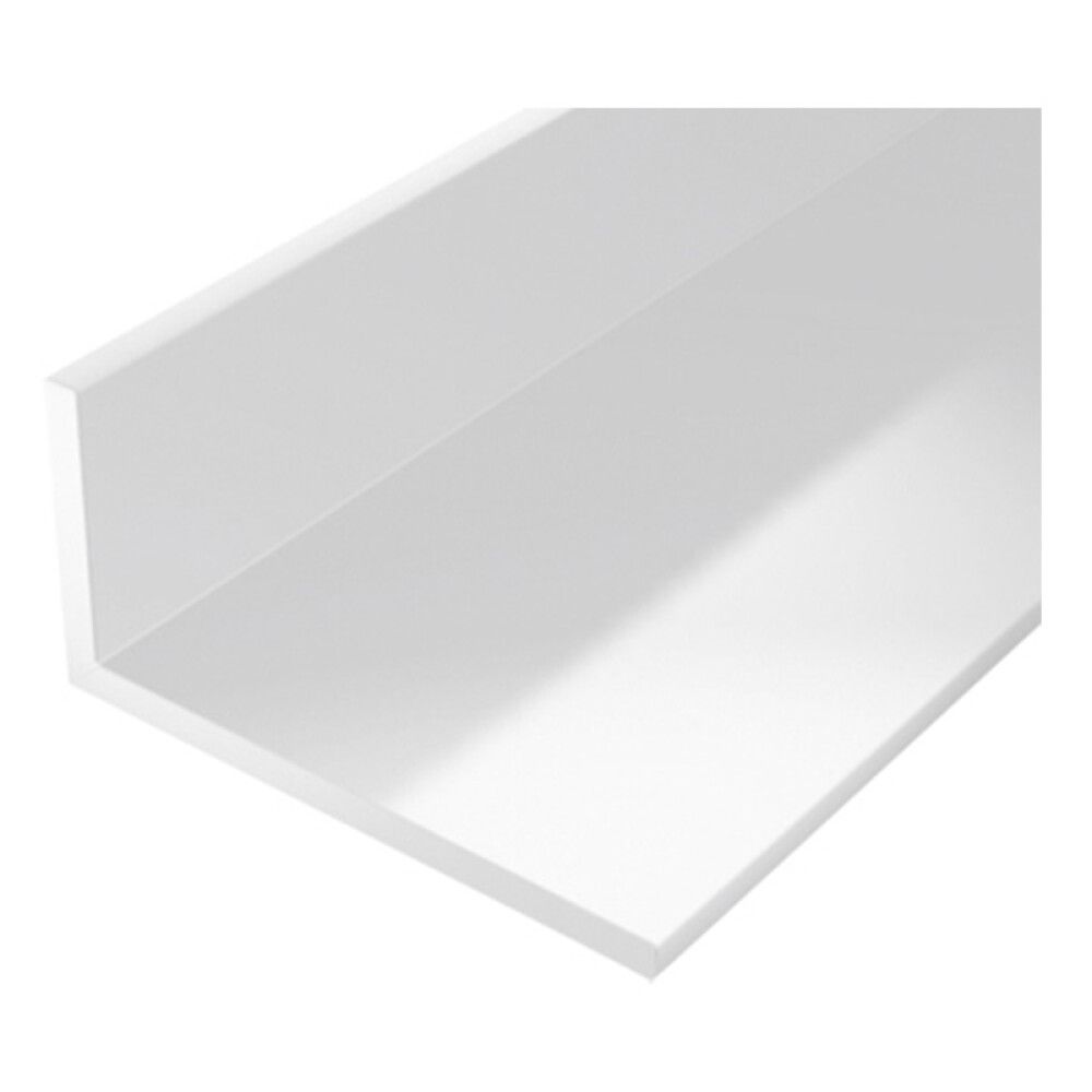 Nurgaprofiil plast valge 40 x 10 x 2000 mm