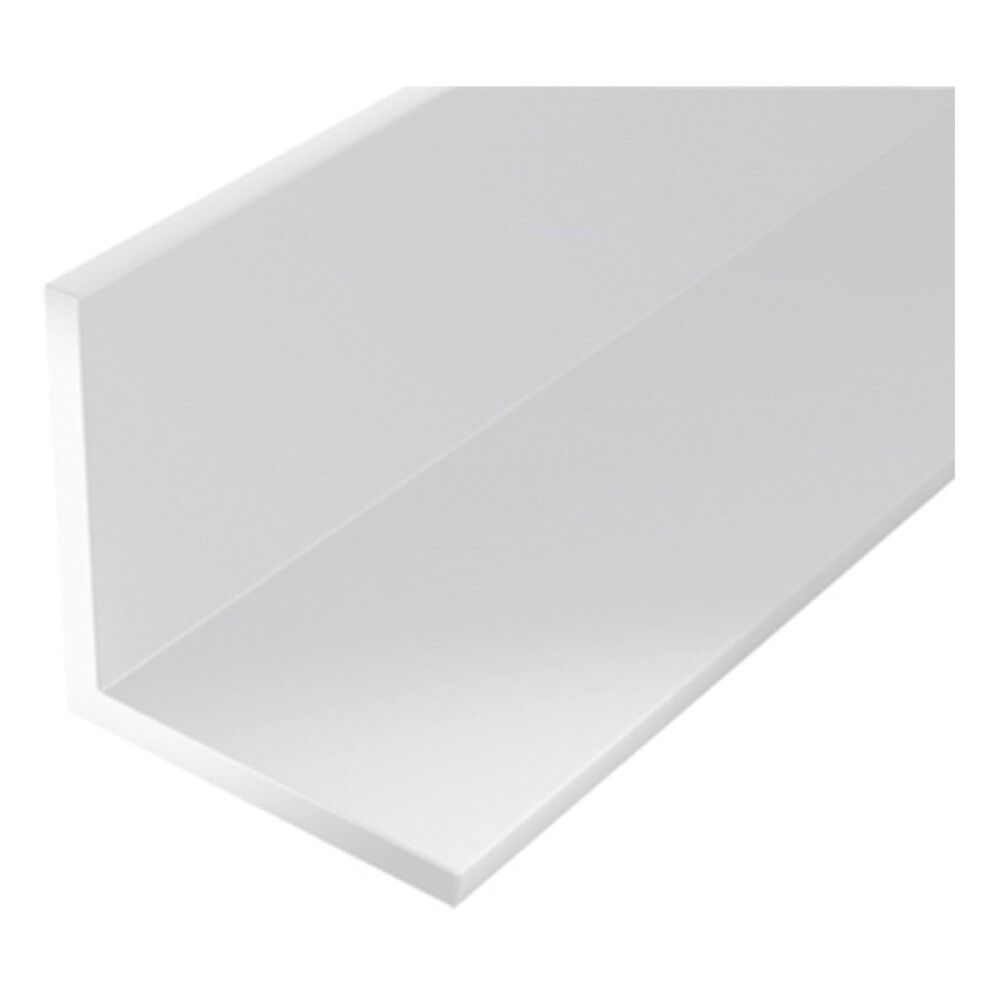Nurgaprofiil plast valge 30 x 30 x 1000 mm 2000 mm