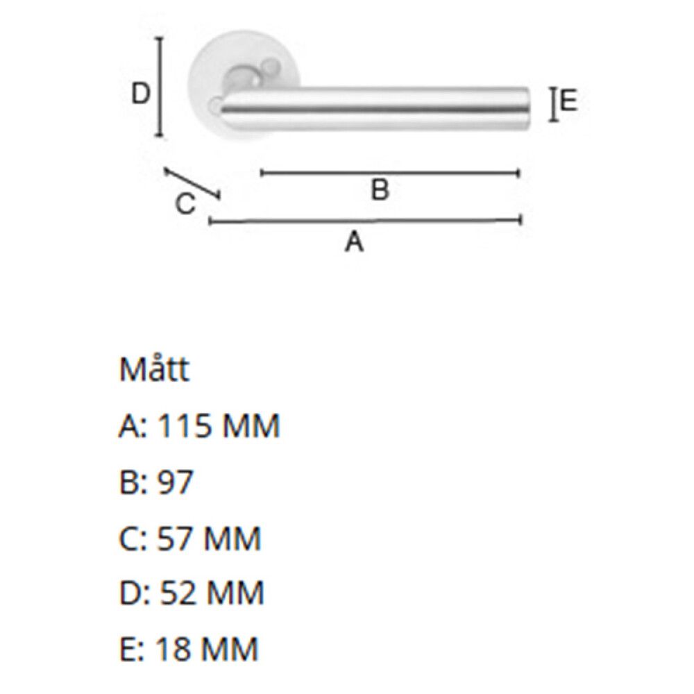 Siseukse link Beslagsboden B236SNS