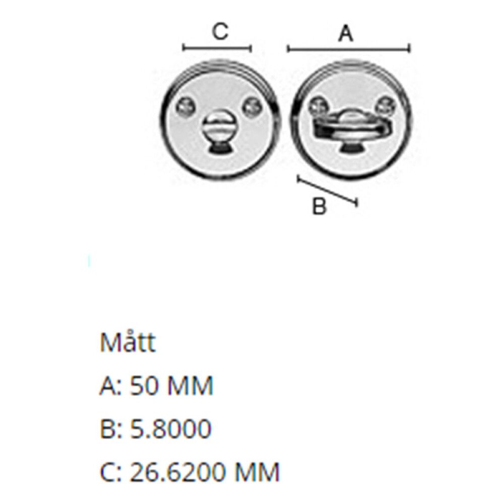 WC lukusti Beslagsboden B210P