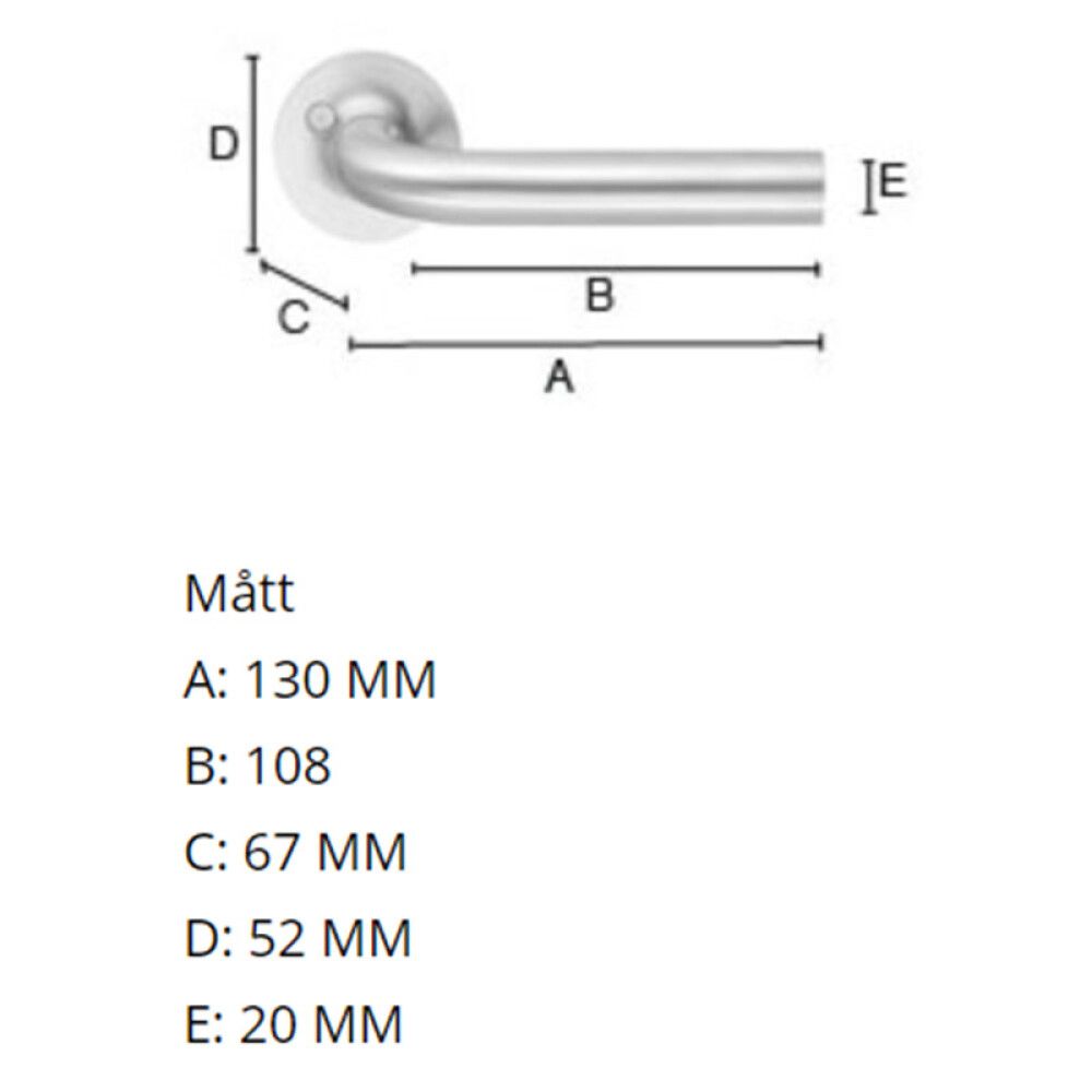 Välisukse link Beslagsboden B176N