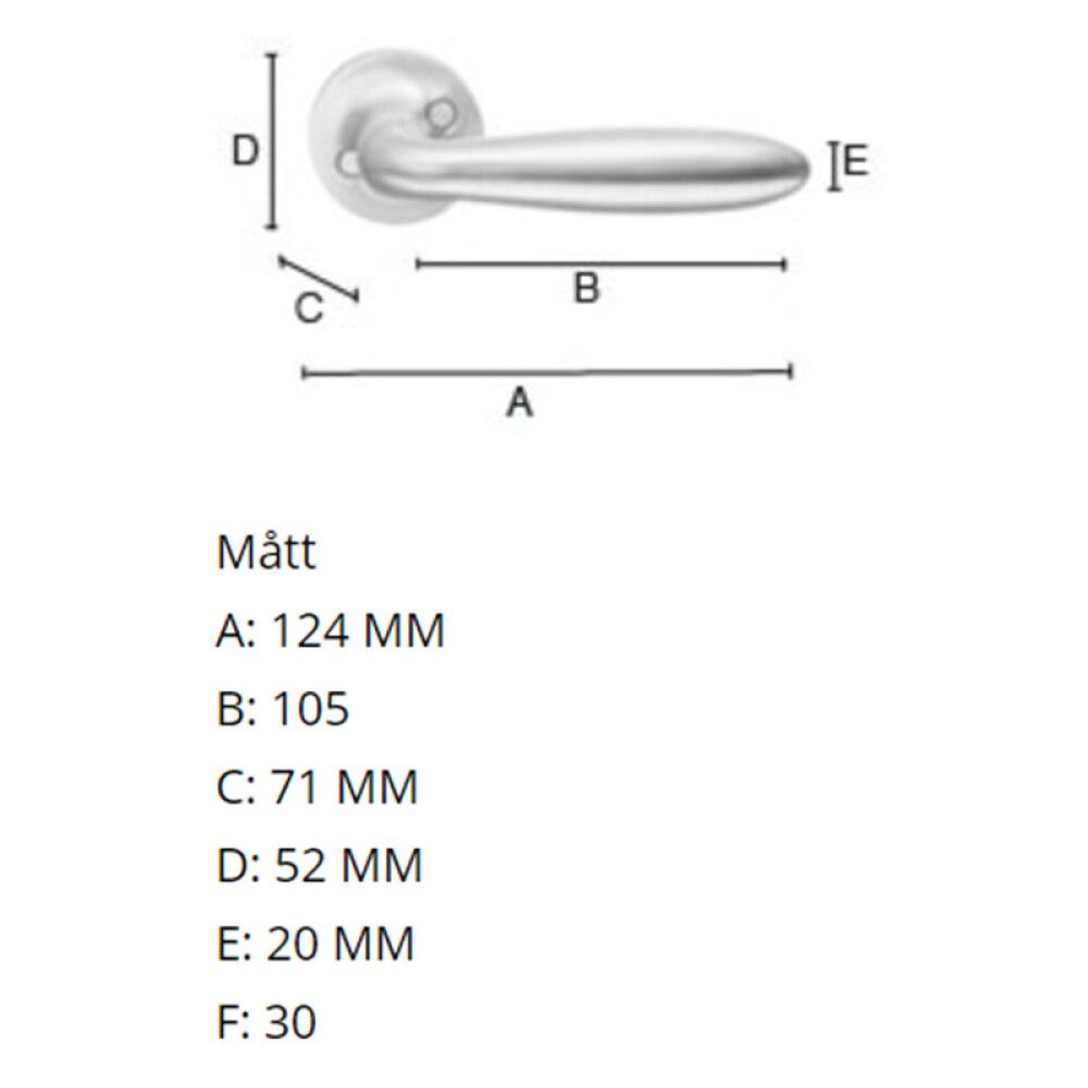 Välisukse link Beslagsboden Design B175N
