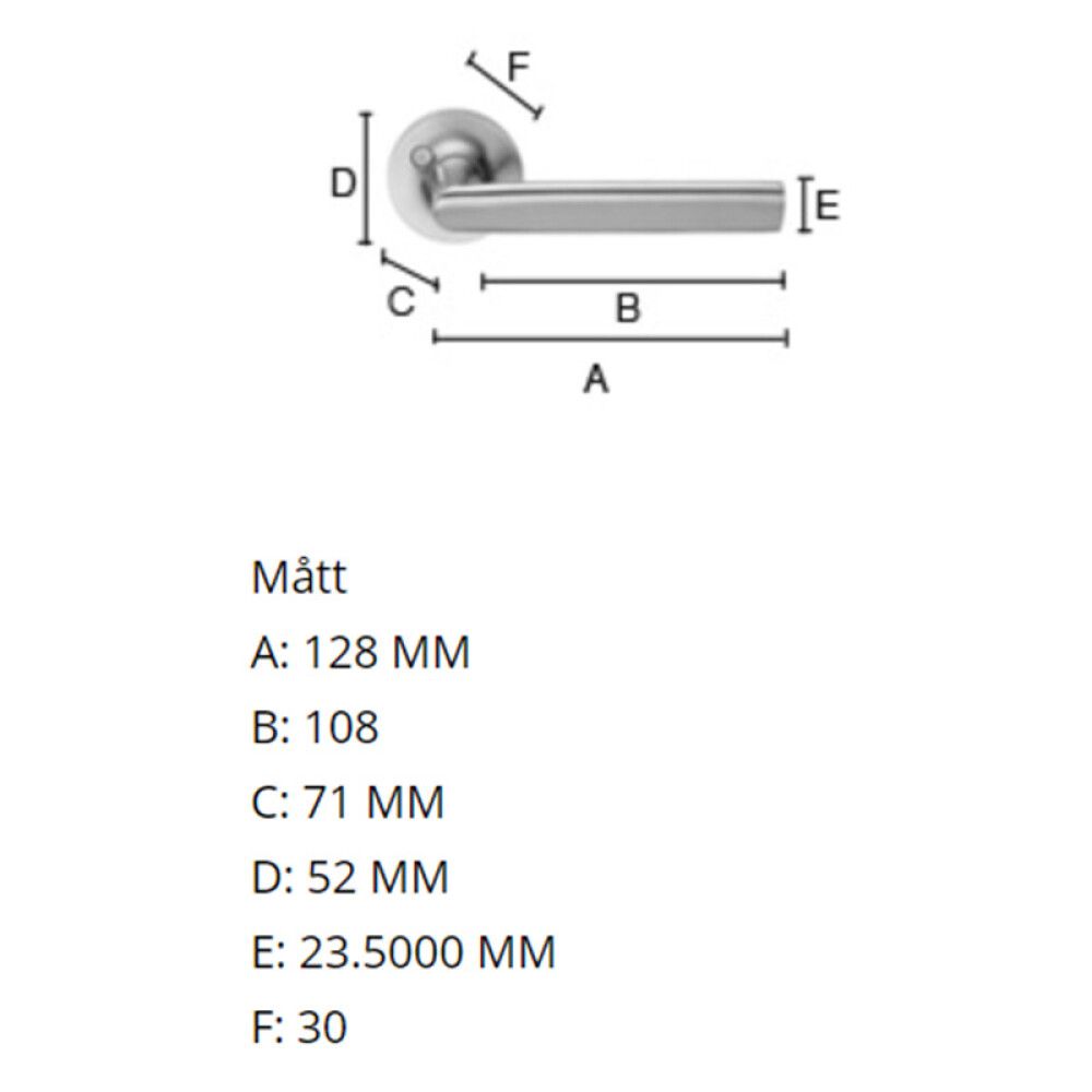 Välisukse link Beslagsboden Design B172N