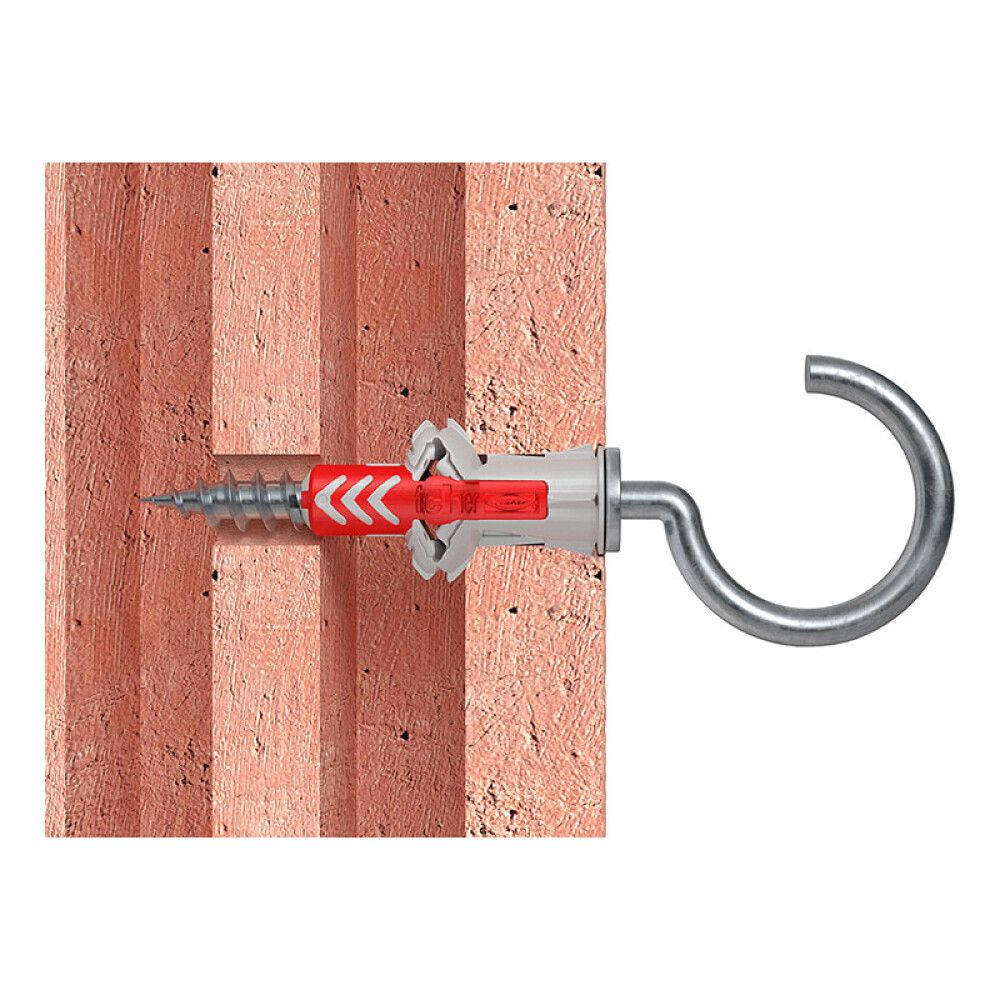 Konksude ja tüüblite komplekt Duopower 6 x 30 RH K