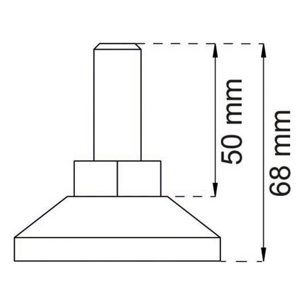 Reguleeritav jalg M10, 2 tk