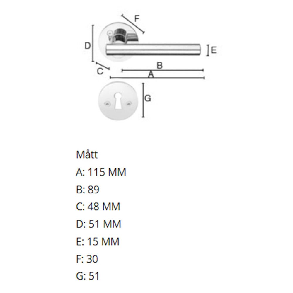 Siseukse link Beslagsboden B862KN