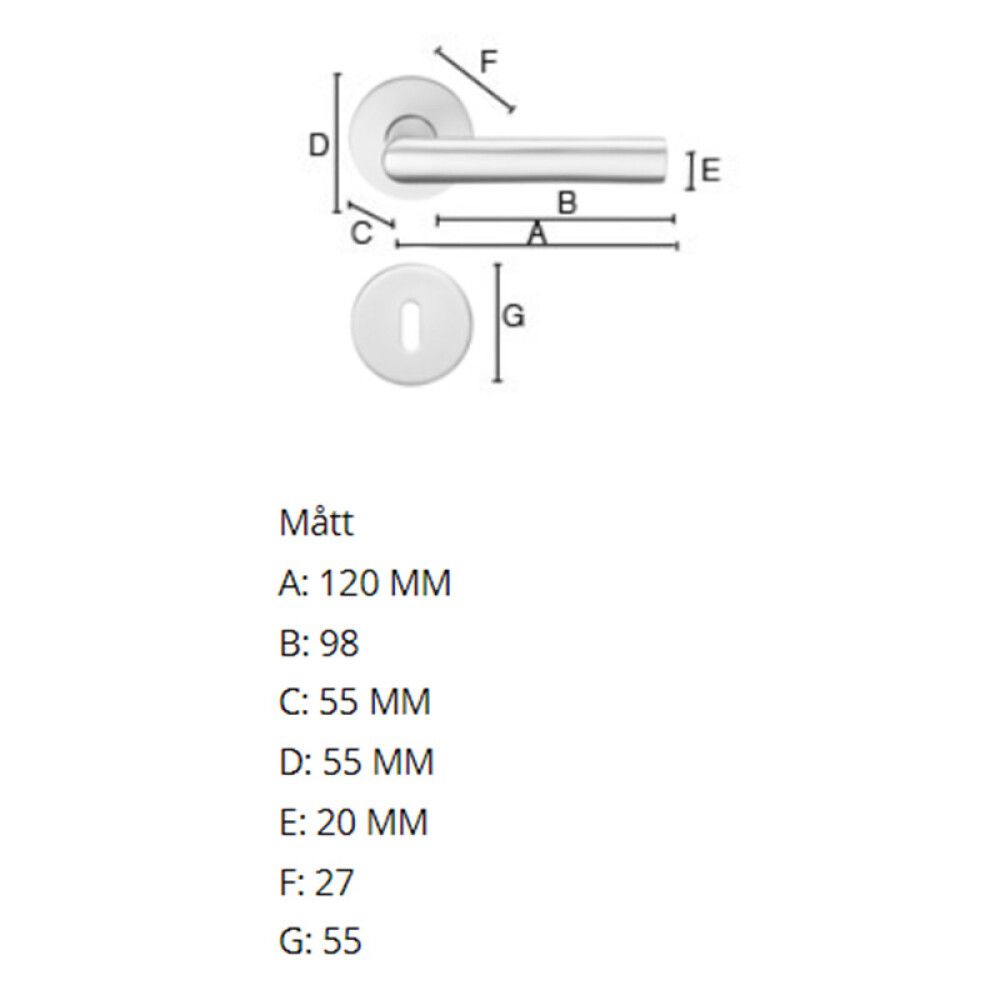 Siseukse link Beslagsboden B920AN
