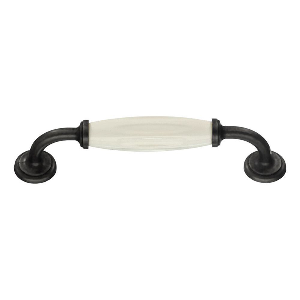 Käepide Beslagsboden Tradition 152 mm must/valge