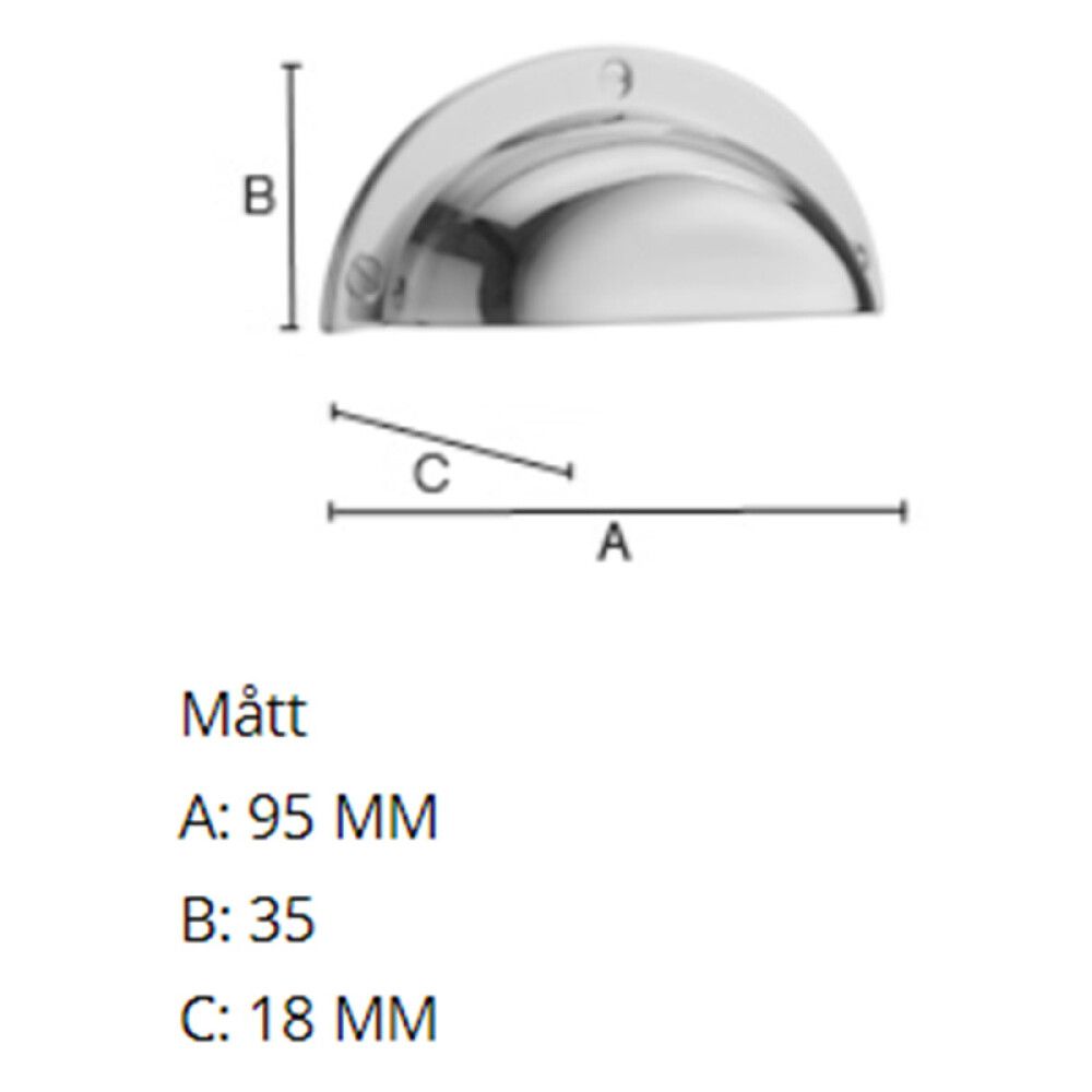 Käepide Beslagsboden BV633 poleeritud messing