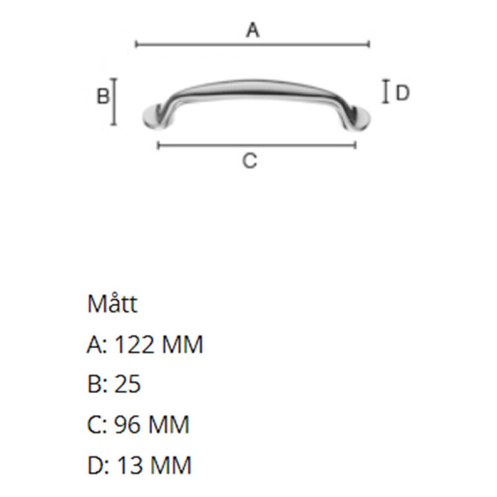 Käepide Beslagsboden BV632 poleeritud messing