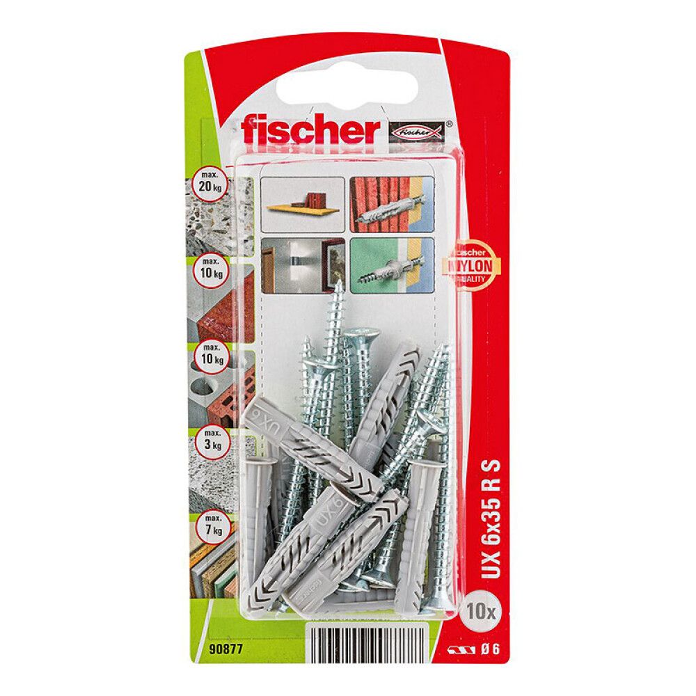 Tüübel kruviga Fischer UX 6 x 35 mm