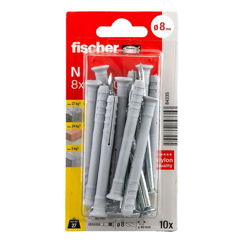 Naeltüübel 8 x 80 mm