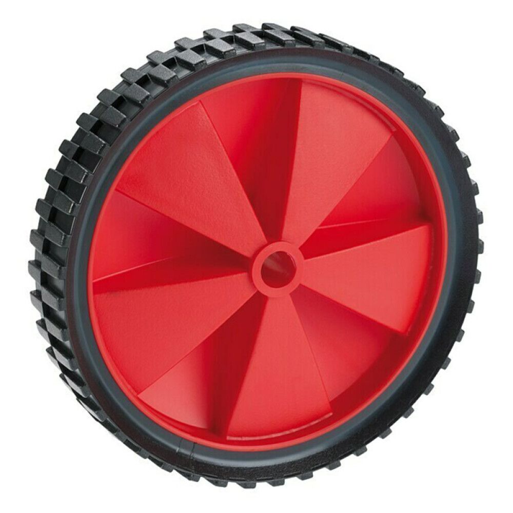 Ratas PVC must/punane 150 x 30 mm