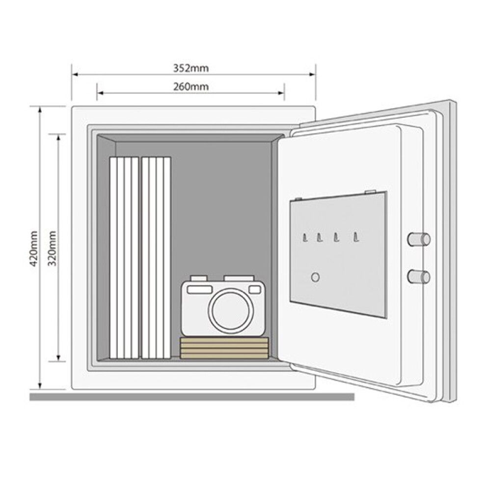 Tulekindel seif Yale YFM/420/FG2