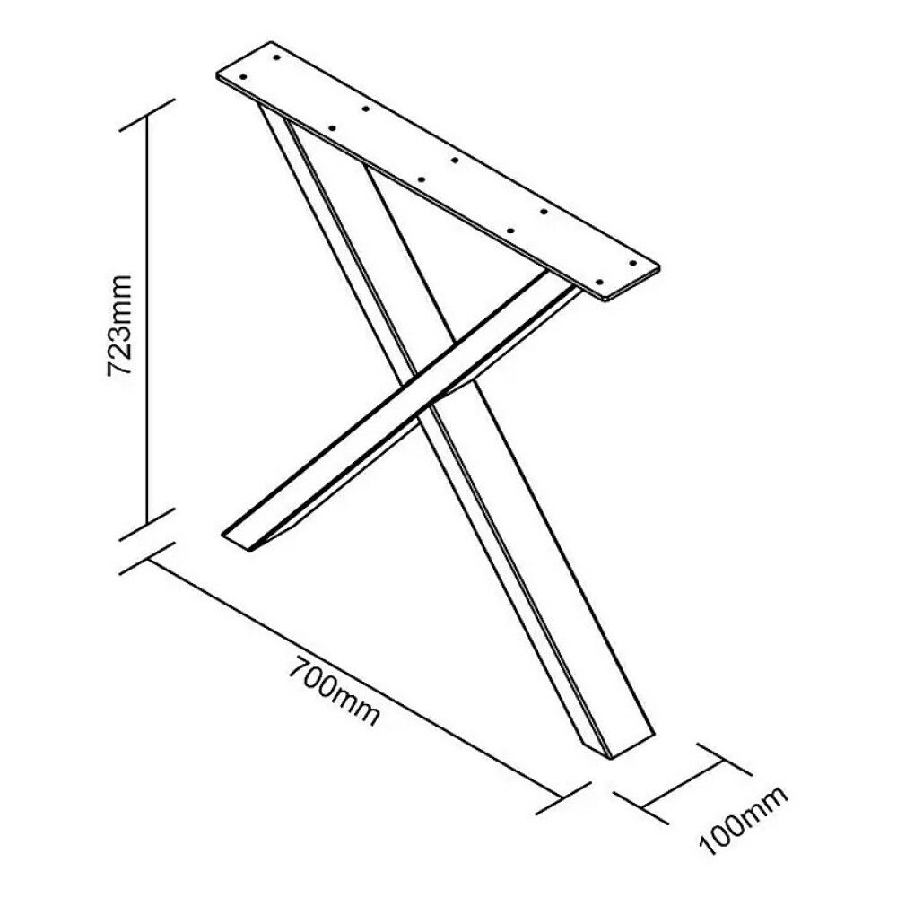 Lauajalad Pur Iternal Black Edition X-kujulised 2 tk