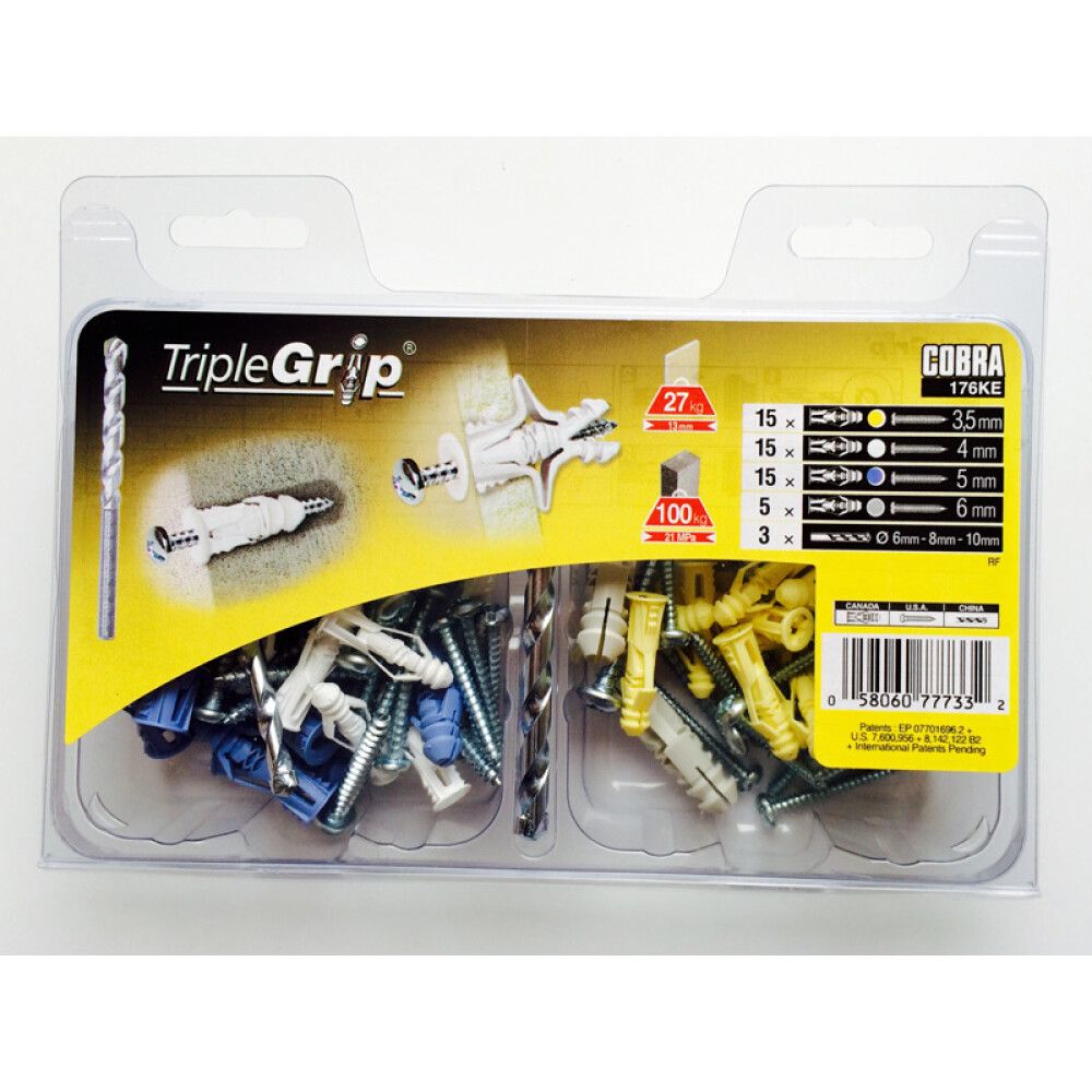 S-tüüblite komplekt Cobra 176K 50 tk