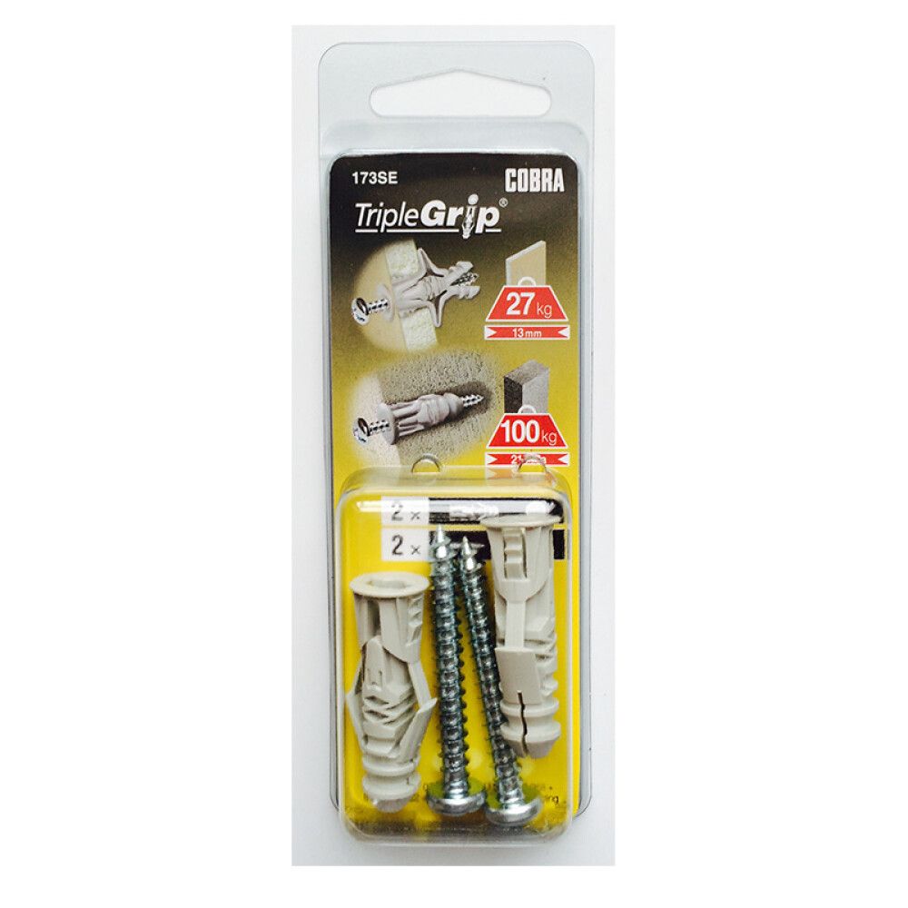 Universaaltüübel Cobra Triple Grip 173SE