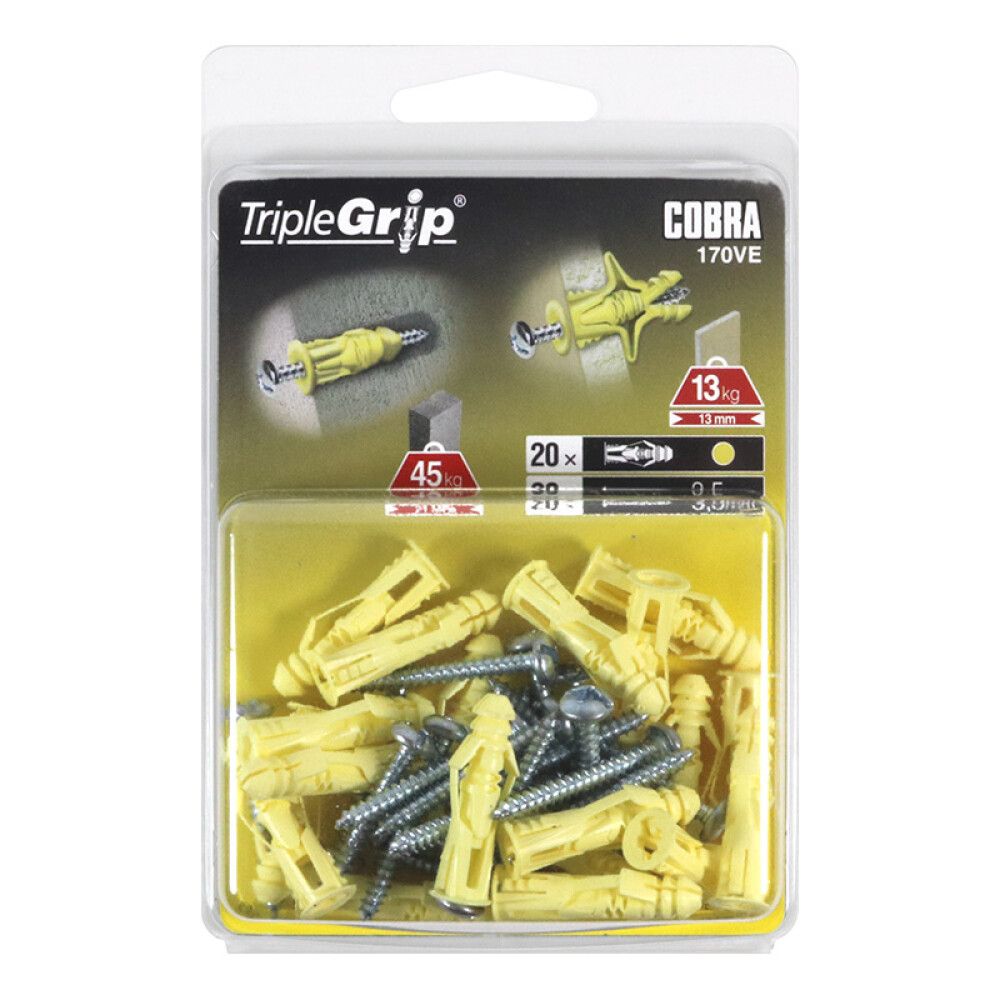 S-tüüblikomplekt Cobra 170VE 20 tk