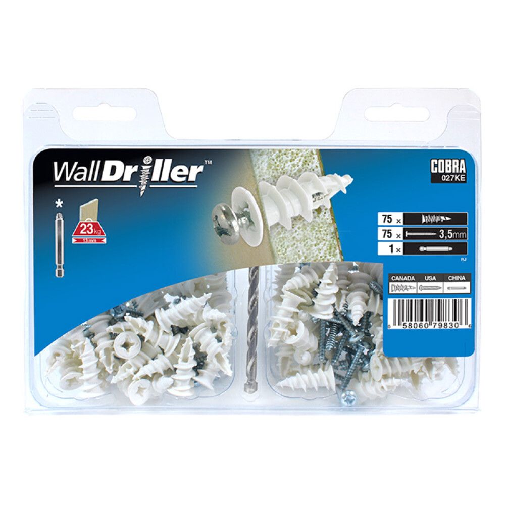 Kipsitüübel Nylon 3,5 mm 75 tk