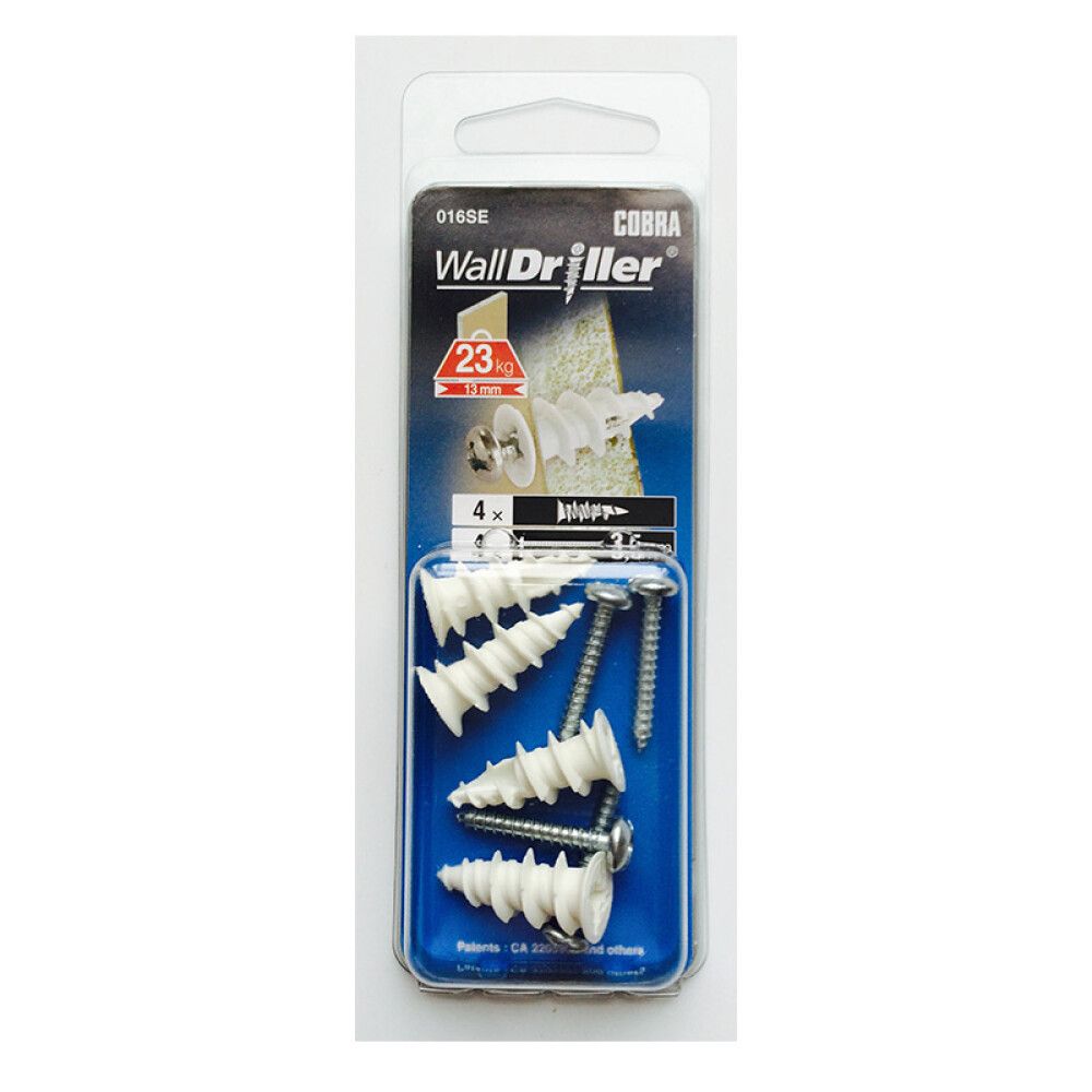 Kipsitüübel Nylon 3,5 mm 4 tk