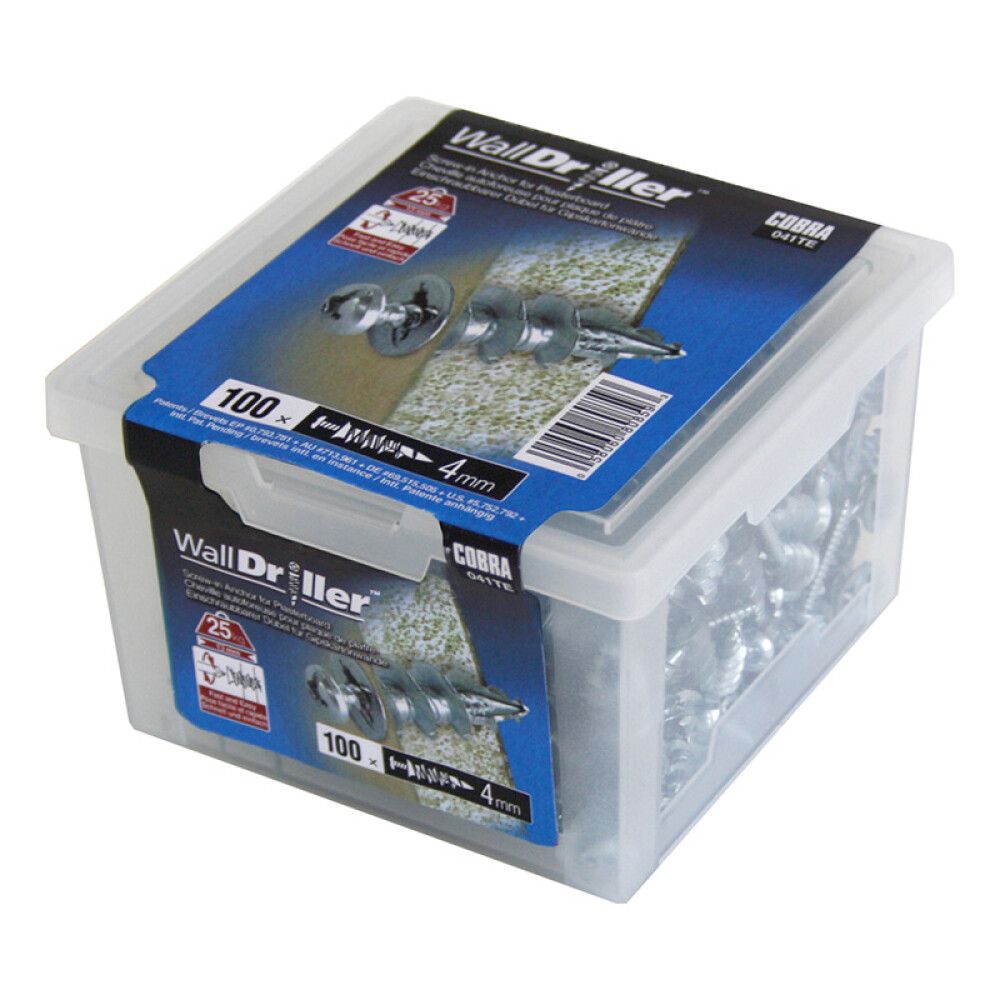 Kipsplaaditüübel Cobra 041T 100 tk