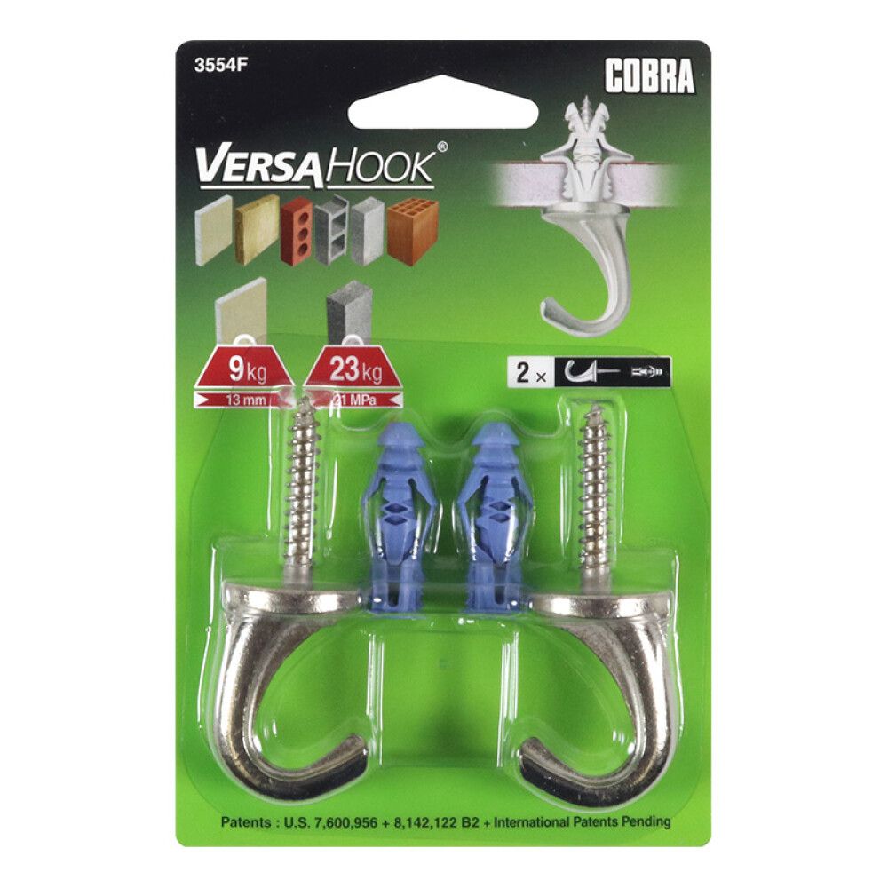 Kinnituskonks Cobra VersaHook 3554 2 tk